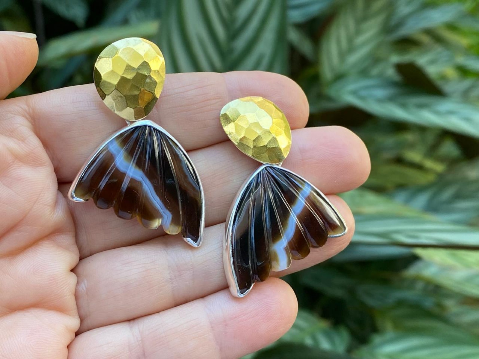 BRINCO ROSECUT ÁGATA BRINCO ROSECUT ÁGATA