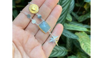 COLAR ESTRELA SÍRIUS RÁ GRANDE