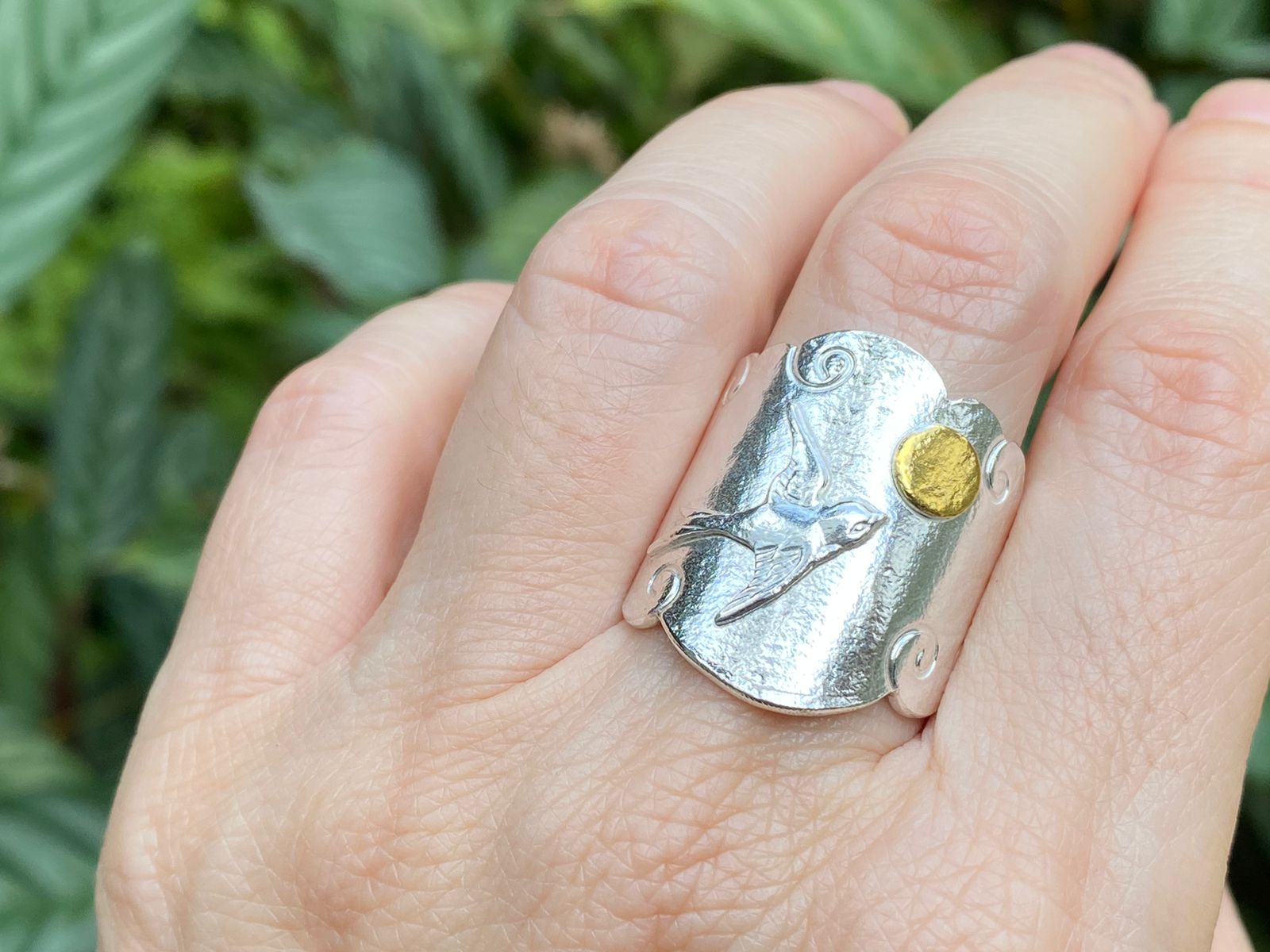 ANEL NUVEM ANDORINHA ANEL NUVEM ANDORINHA