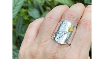 ANEL NUVEM ANDORINHA ANEL NUVEM ANDORINHA