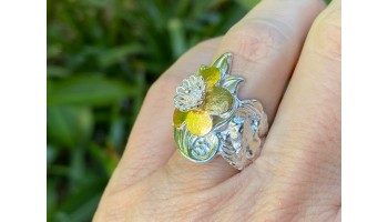 ANEL SEREIA FLOR ANEL SEREIA FLOR