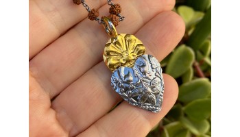 COLAR SUTRA PADMINI RUDRAKSH PEQUENO