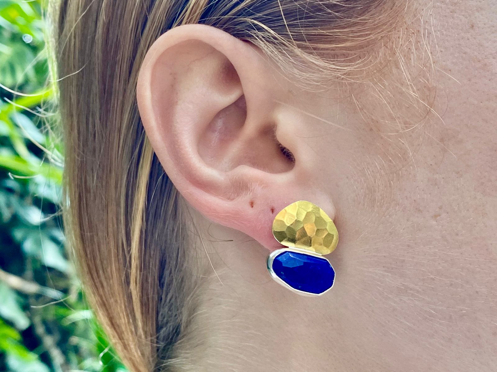 BRINCO ROSECUT LÁPIS LAZULI PEQUENO